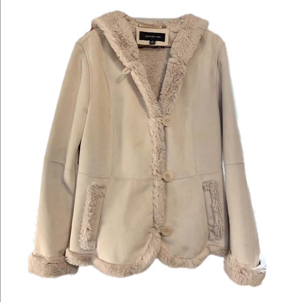 Jones New York Faux Fur Jacket